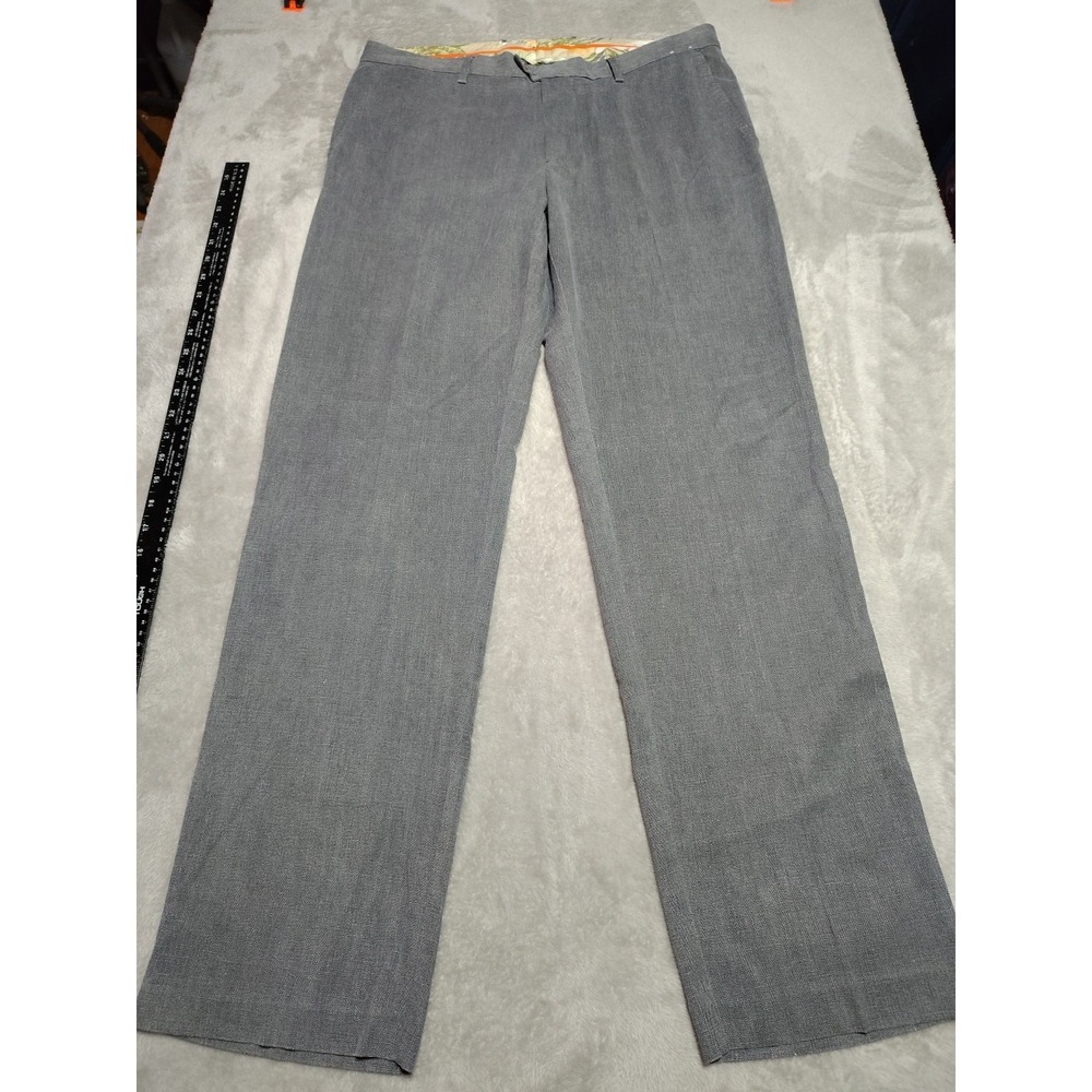 Tommy Bahama Chino Pants Men 36/33 Lite Black 90 Silk/10 Cotton Date Work City